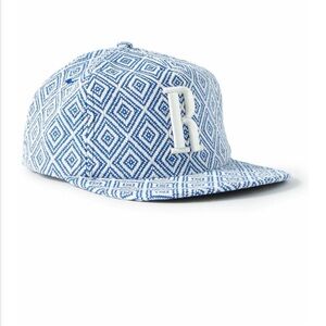 Rhude logo embroidered jacquard trucker cap